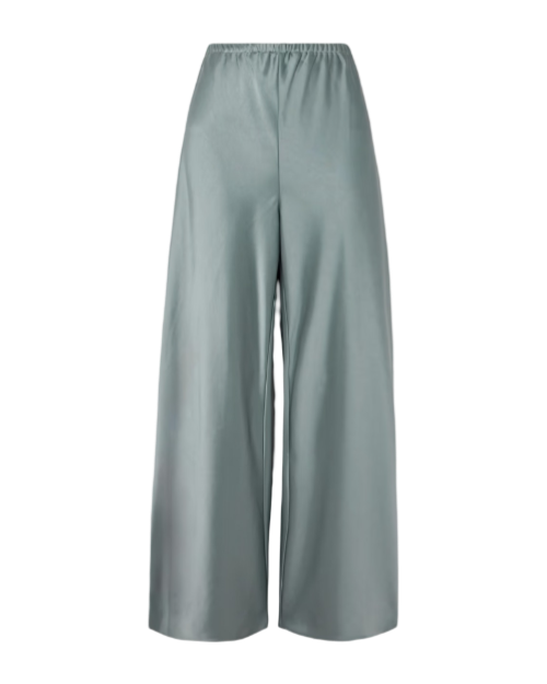 Colby satin wide-leg pants